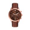 Часовник Fossil Neutra Chronograph FS6026 Кафяв цвят на ниска цена
