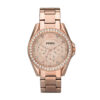 Часовник Fossil Riley ES2811 Розов цвят на ниска цена
