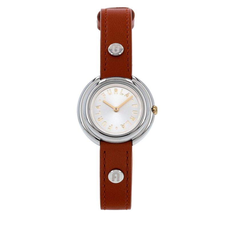 Часовник Furla Icon Shape WW00034-BX1315-1724S-1-003-20-CN-W Сребрист цвят на ниска цена