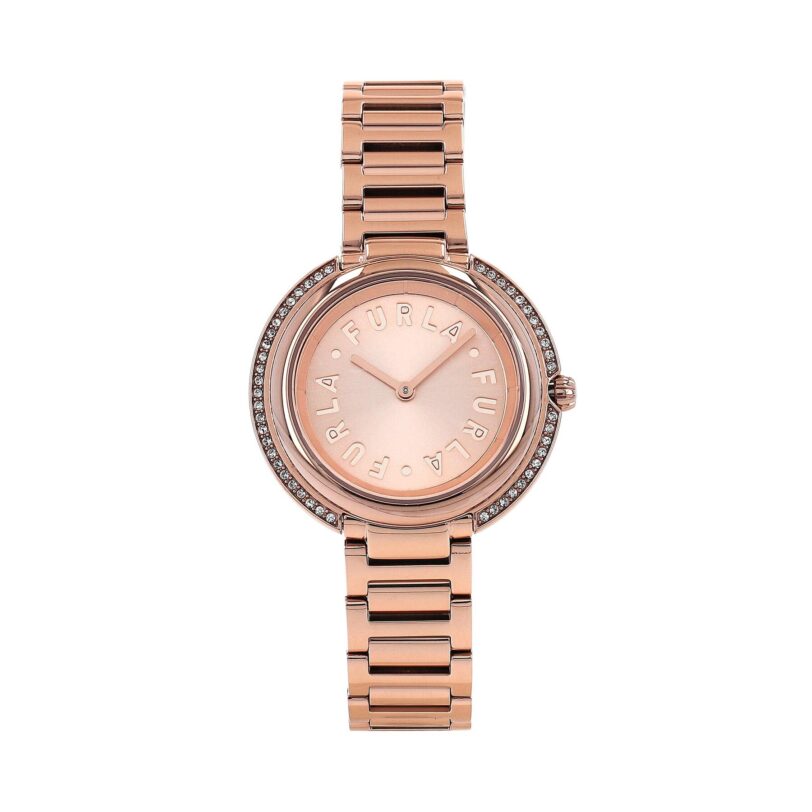 Часовник Furla Icon Shape WW00035-K21000-1G000-1-008-20-CN-W Розово злато цвят на ниска цена