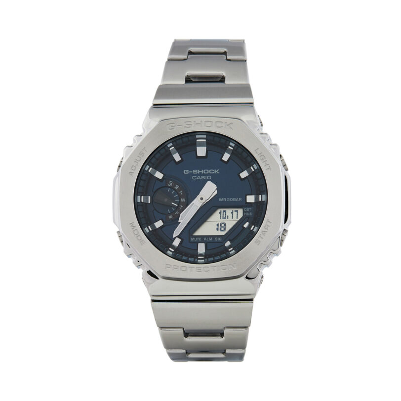 Часовник G-Shock G-Steel GM-2110D-2BER Сребрист цвят на ниска цена