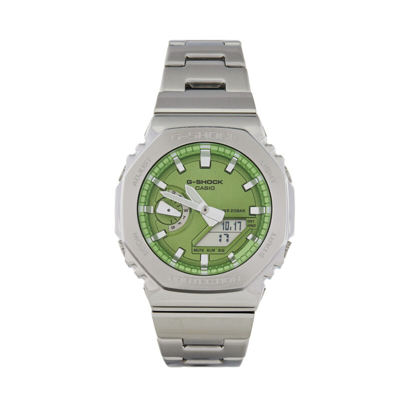 Часовник G-Shock G-Steel GM-2110D-3AER Сребрист цвят на ниска цена