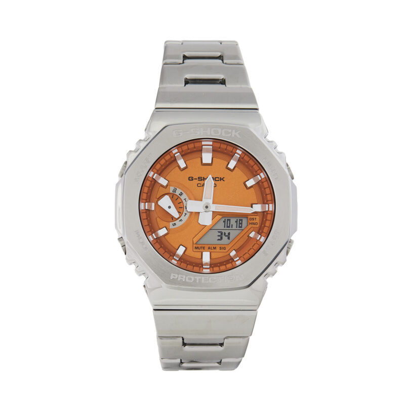 Часовник G-Shock G-Steel GM-2110D-4AER Сребрист цвят на ниска цена