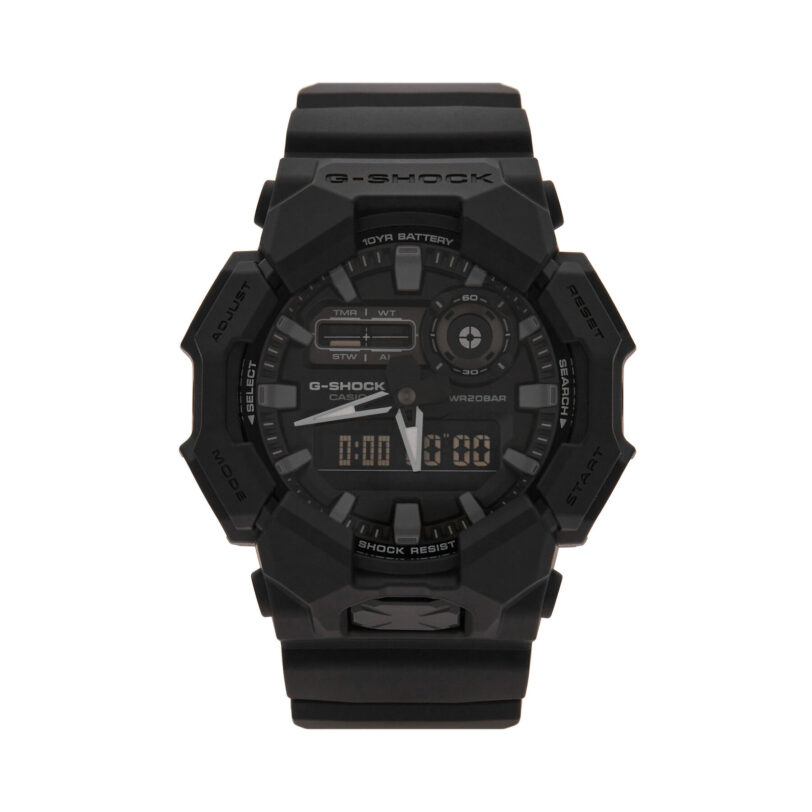 Часовник G-Shock GA-010-1A1ER Черен цвят на ниска цена