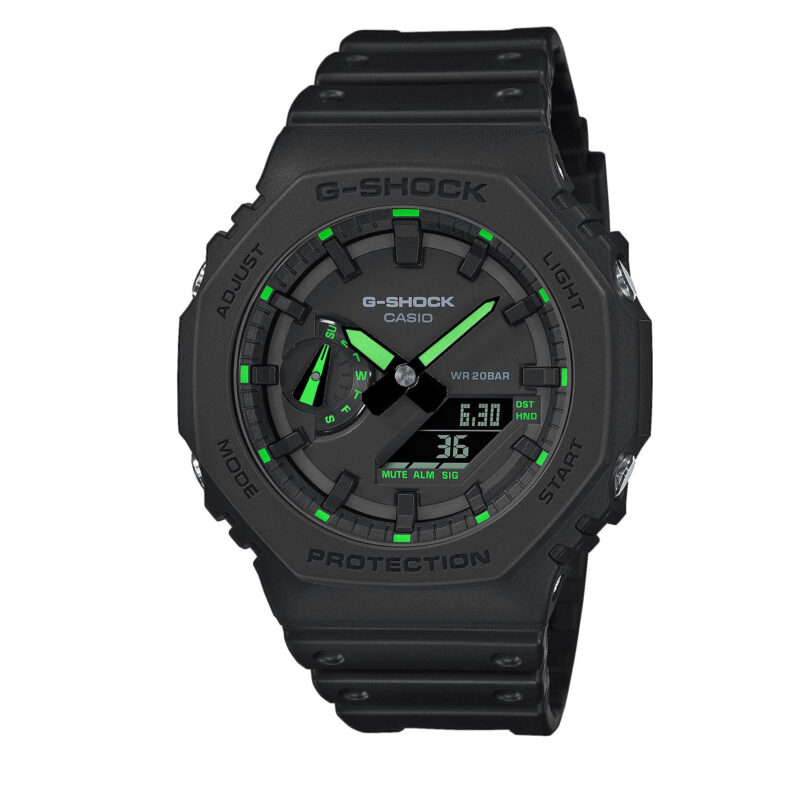 Часовник G-Shock GA-2100-1A3ER Черен цвят на ниска цена