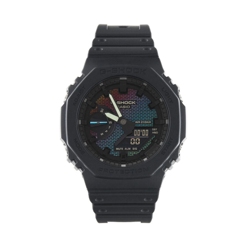 Часовник G-Shock GA-2100RW-1AER Черен цвят на ниска цена