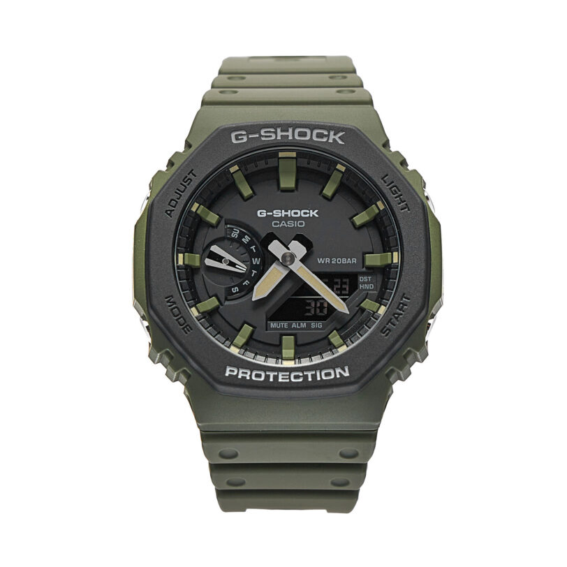 Часовник G-Shock GA-2110SU-3AER Зелен цвят на ниска цена
