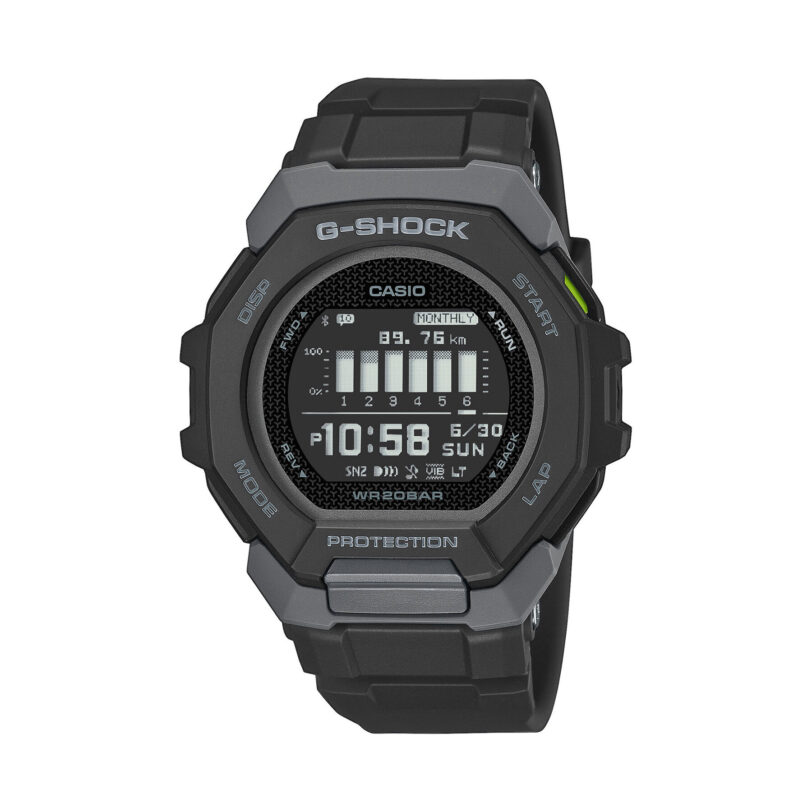 Часовник G-Shock GBD-300-1ER Черен цвят на ниска цена