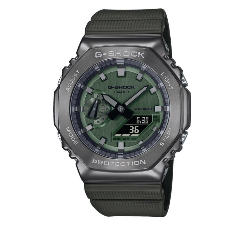 Часовник G-Shock GM-2100B-3AER Зелен цвят на ниска цена