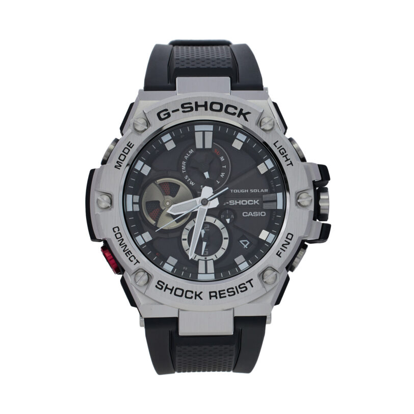 Часовник G-Shock GST-B100-1AER Сребрист цвят на ниска цена