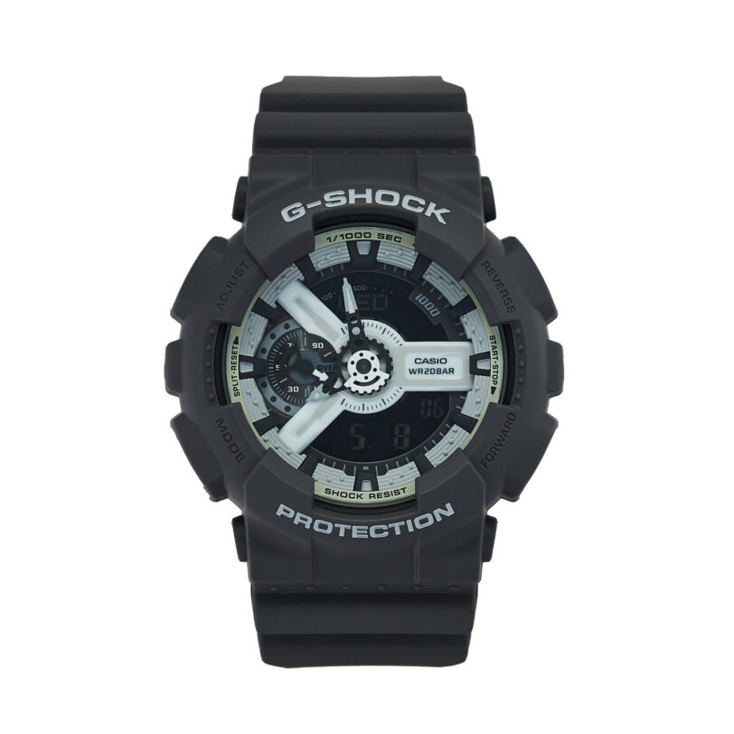 Часовник G-Shock Hidden Glow GA-110HD-8AER Сив цвят на ниска цена