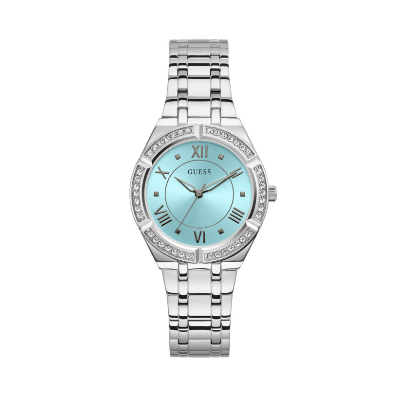 Часовник Guess Cosmo GW0033L7 Сребрист цвят на ниска цена