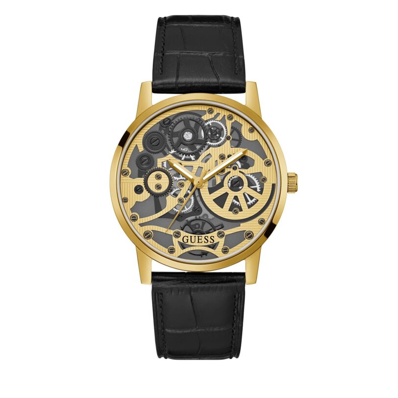 Часовник Guess GW0570G1 Черен цвят на ниска цена