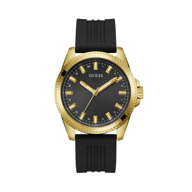 Часовник Guess GW0639G2 Черен цвят на ниска цена