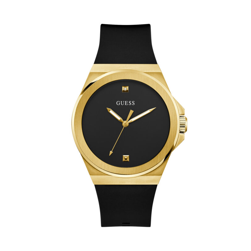 Часовник Guess GW0790G1 Черен цвят на ниска цена