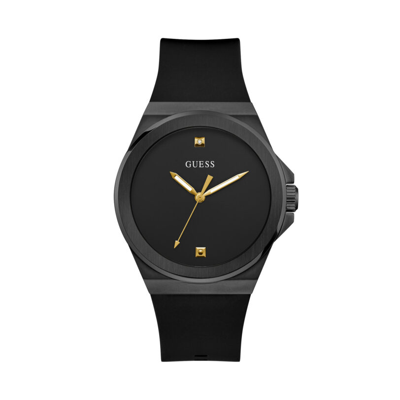 Часовник Guess GW0790G2 Черен цвят на ниска цена