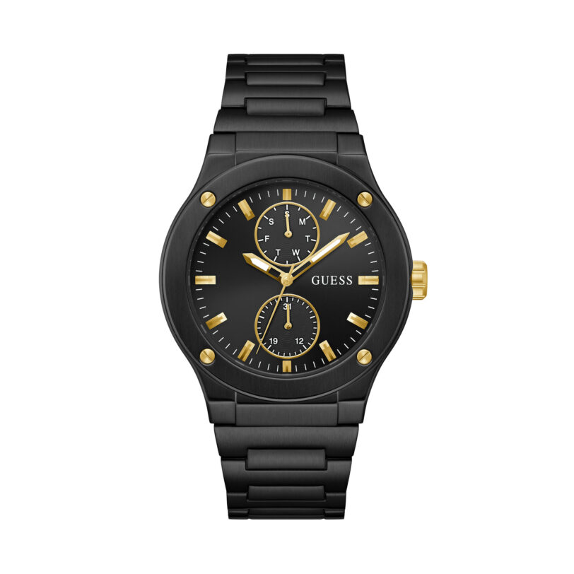 Часовник Guess GW0795G3 Черен цвят на ниска цена
