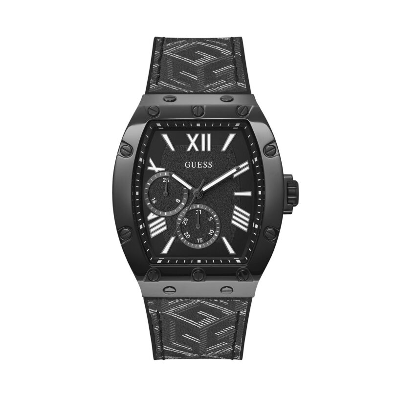 Часовник Guess Phoenix GW0645G2 Черен цвят на ниска цена