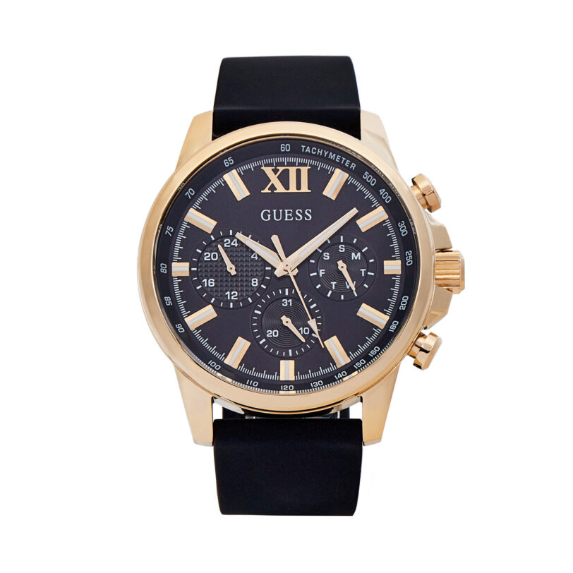 Часовник Guess Walker GW0913G2 Черен цвят на ниска цена