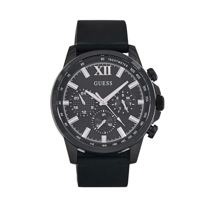 Часовник Guess Walker GW0913G3 Черен цвят на ниска цена