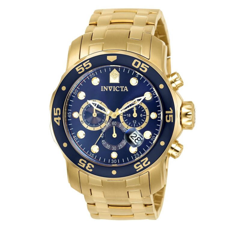 Часовник Invicta Watch Pro Diver IN0073 Златист цвят на ниска цена