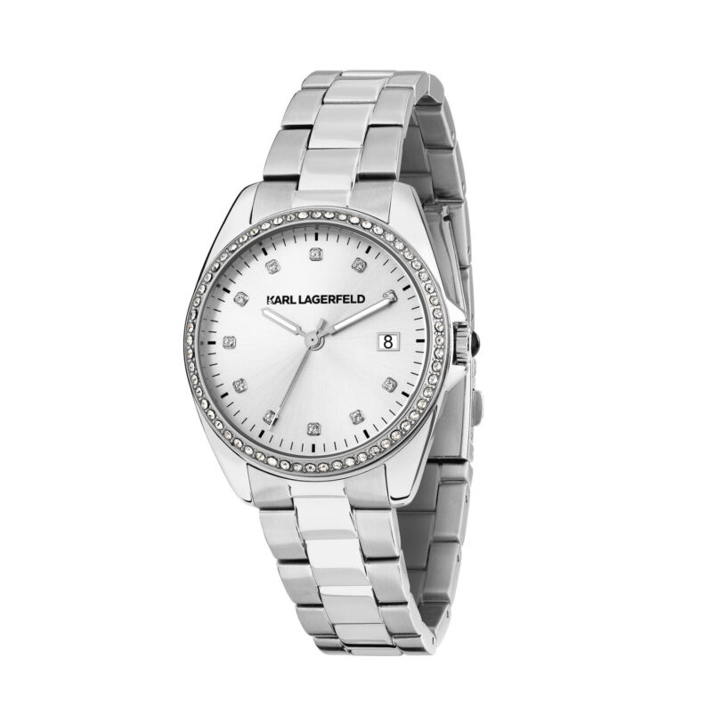 Часовник KARL LAGERFELD R0553101510 Сребрист цвят на ниска цена