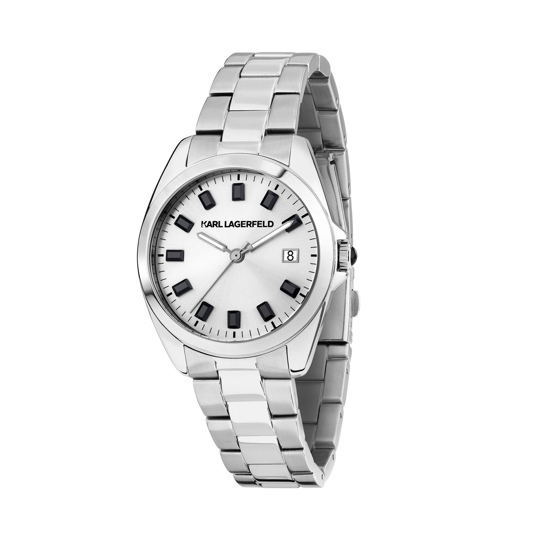 Часовник KARL LAGERFELD R0553101514 Сребрист цвят на ниска цена