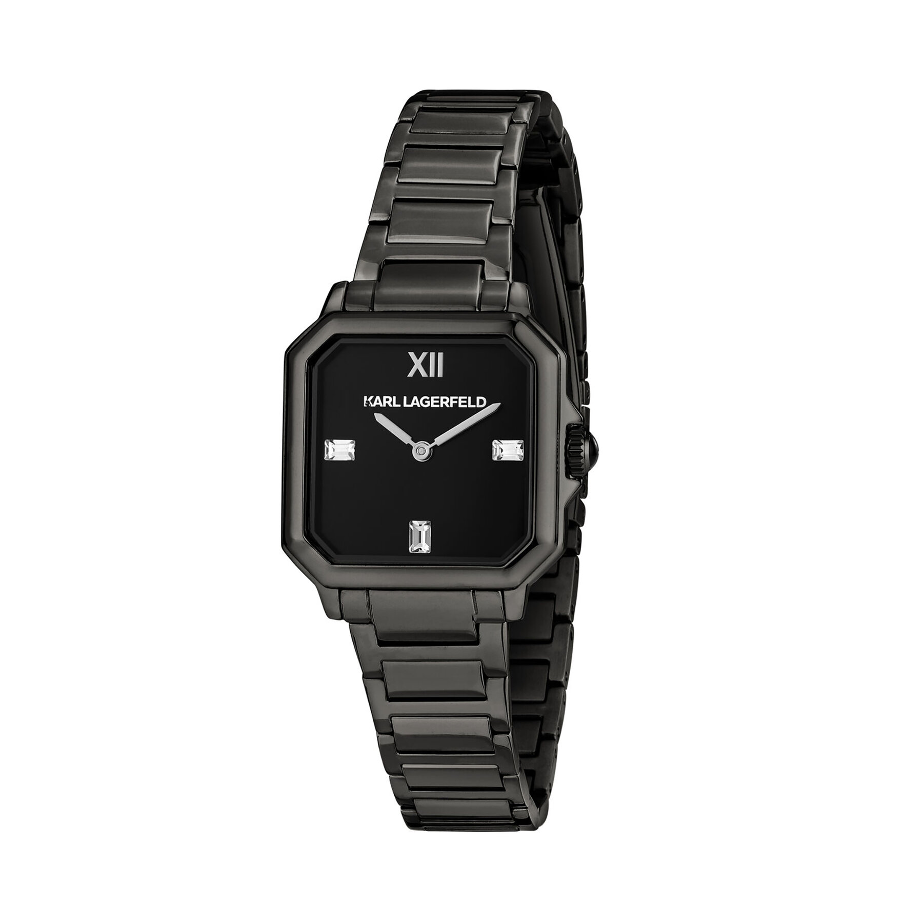 Часовник KARL LAGERFELD R0553102504 Черен цвят на ниска цена