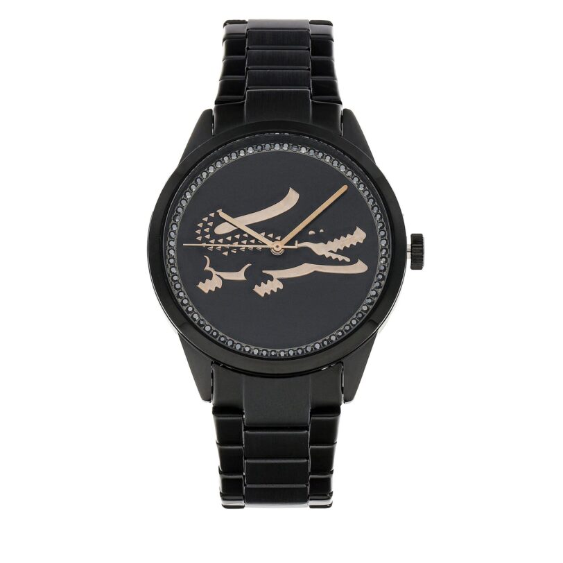 Часовник Lacoste Ladycroc 2001192 Черен цвят на ниска цена