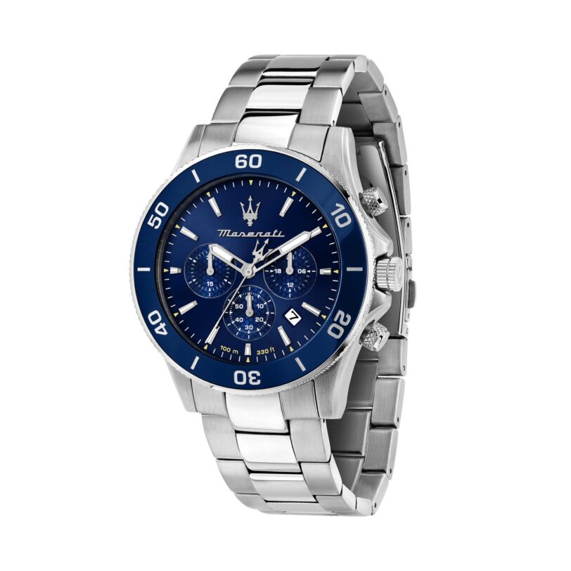 Часовник Maserati Competizione Diver R8873600002 Сребрист цвят на ниска цена