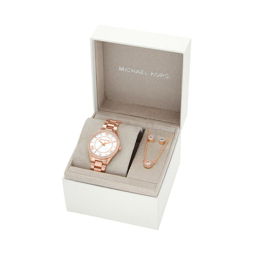 Часовник Michael Kors Lauryn  MK4850SET Розов цвят на ниска цена