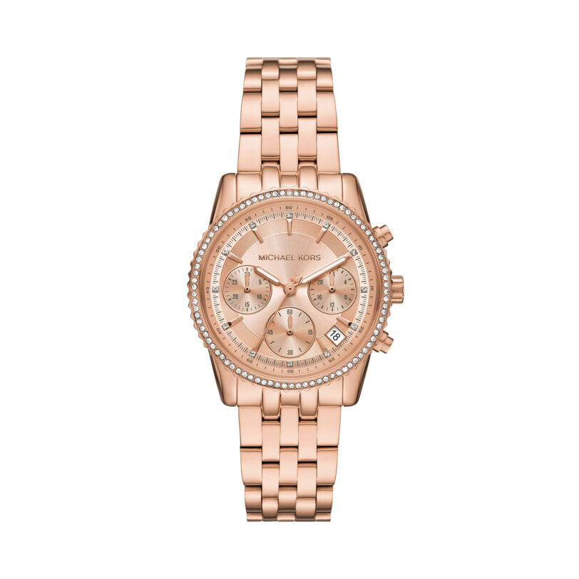 Часовник Michael Kors Ritz Ladies Chronograph MK7531 Розов цвят на ниска цена