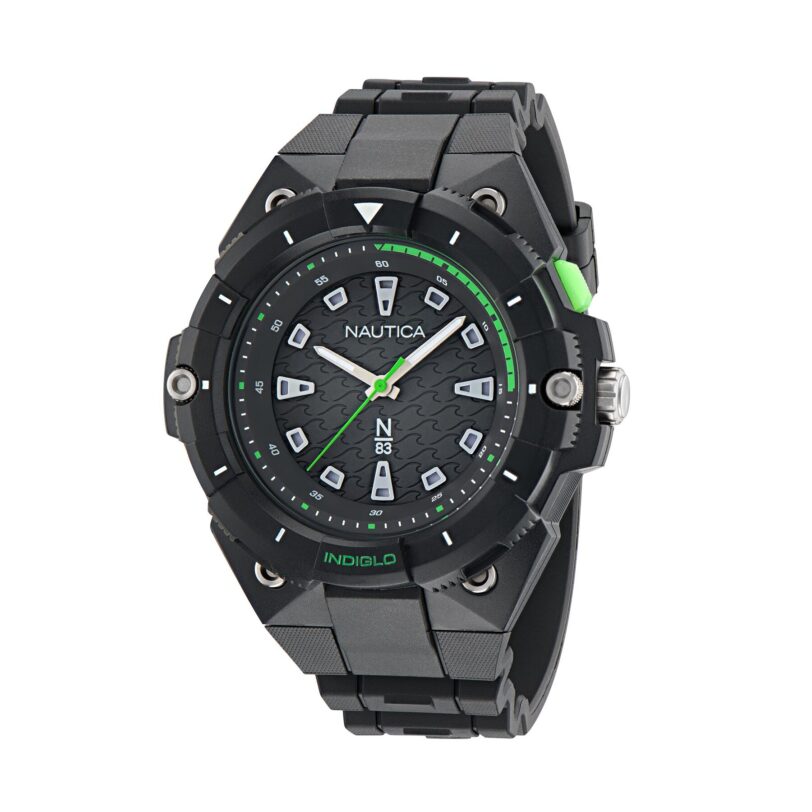Часовник Nautica NAPCNS404 Черен цвят на ниска цена