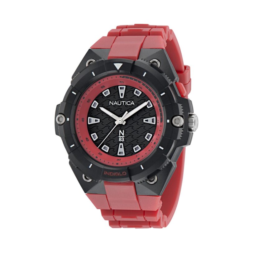 Часовник Nautica NAPCNS406 Червен цвят на ниска цена