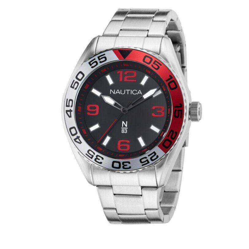 Часовник Nautica NAPFWS306 Сребрист цвят на ниска цена