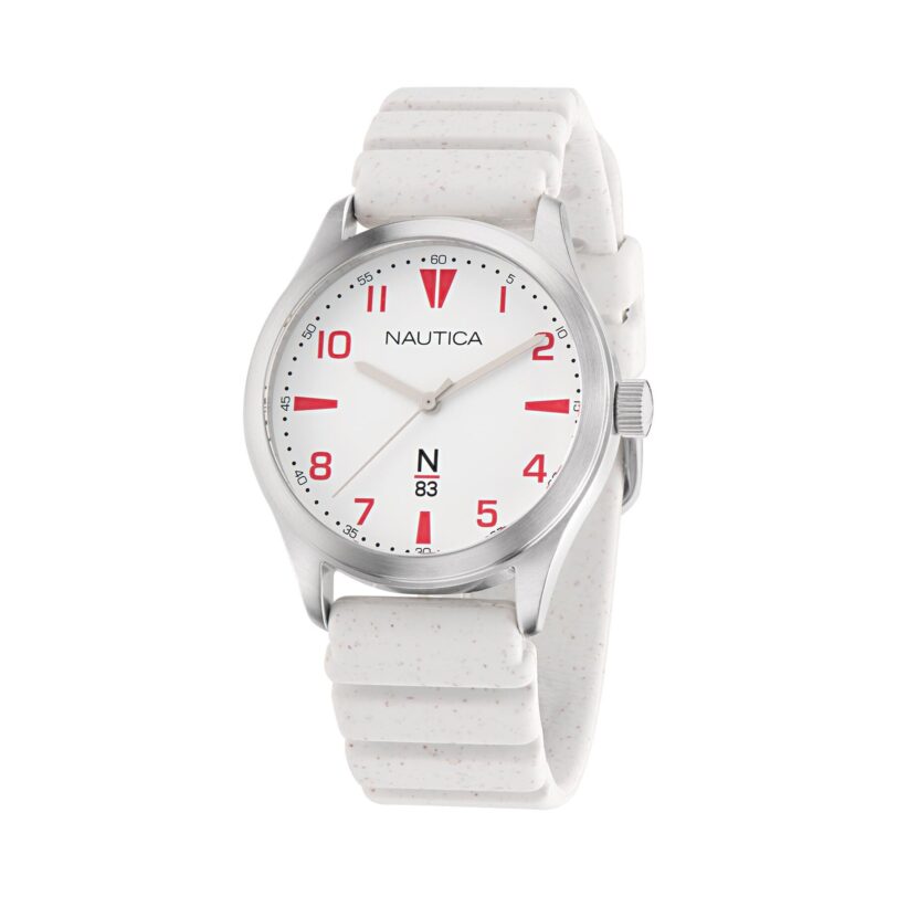 Часовник Nautica NAPHBS403 Бял цвят на ниска цена