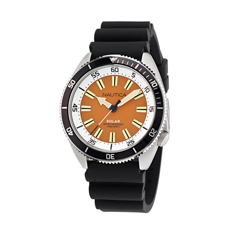 Часовник Nautica NAPNVS402 Черен цвят на ниска цена