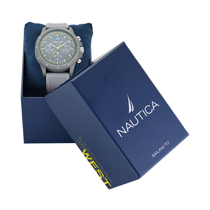 Часовник Nautica Nautica One NAPNOF4S2 Сив цвят на ниска цена