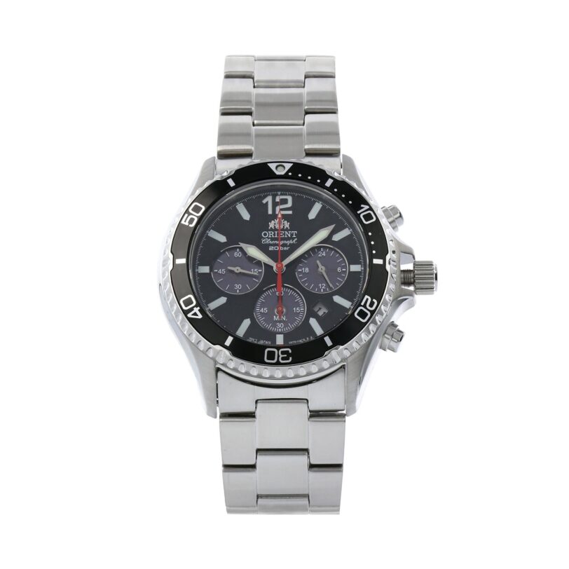 Часовник Orient Mako Solar RA-TX0202B10B Сребрист цвят на ниска цена
