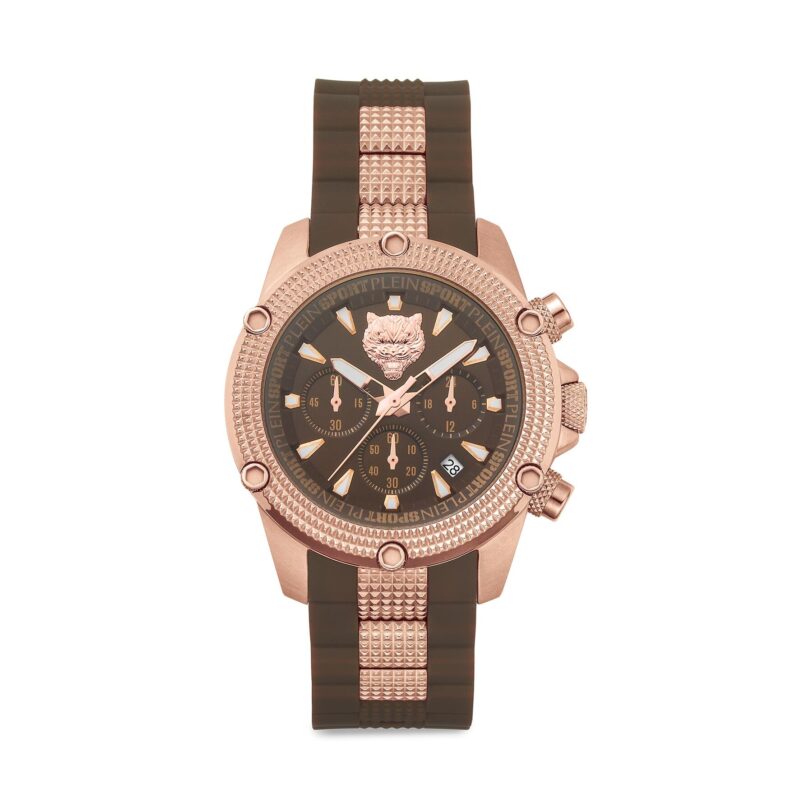 Часовник Plein Sport Hurricane PSDBA0623 Кафяв цвят на ниска цена