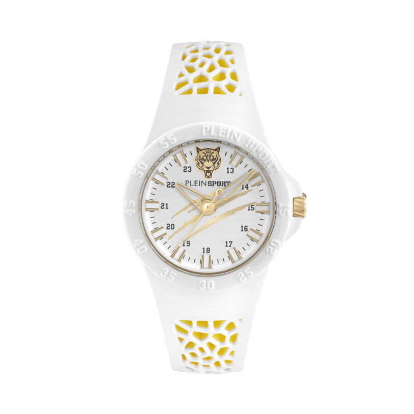 Часовник Plein Sport Thunderstorm PSBBA0323 Бял цвят на ниска цена