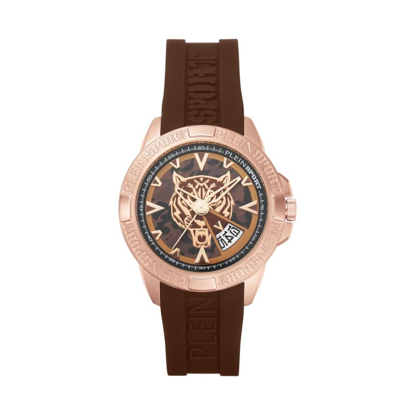 Часовник Plein Sport Touchdown Camo PSFBA0323 Кафяв цвят на ниска цена