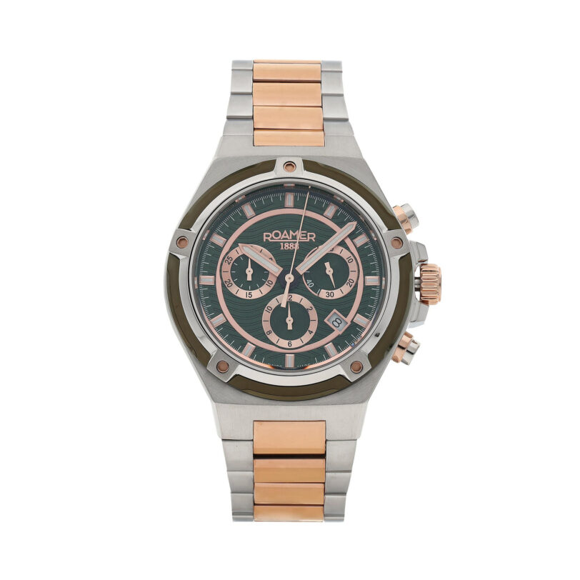 Часовник Roamer Tempomaster Chrono 221837 49 75 20 Сребрист цвят на ниска цена