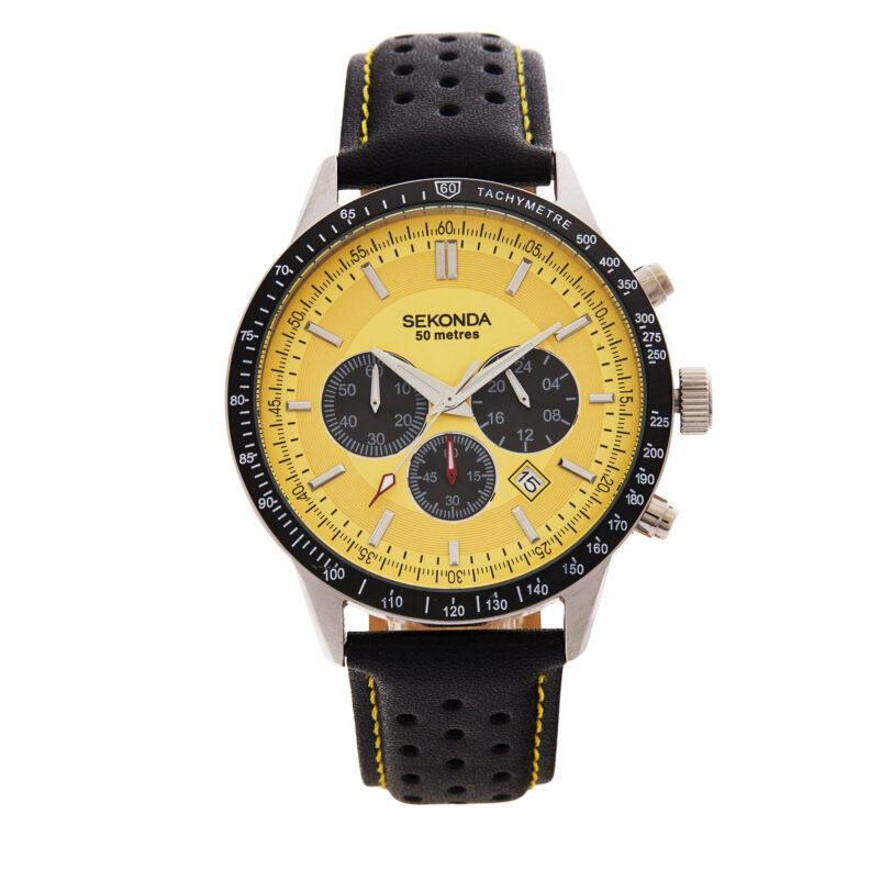 Часовник Sekonda 1395 Жълт цвят на ниска цена