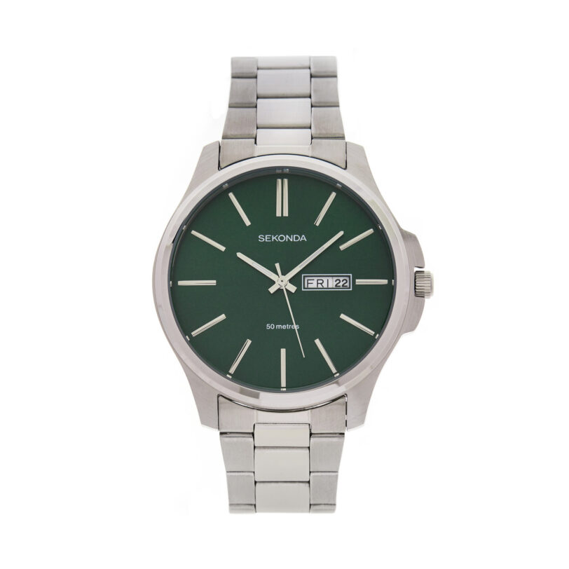 Часовник Sekonda 30152 Зелен цвят на ниска цена