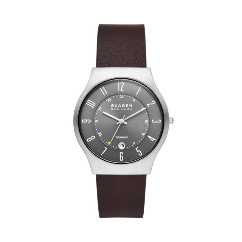 Часовник Skagen Malbye Gent SKW6909 Кафяв цвят на ниска цена