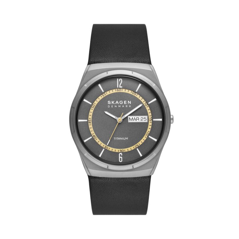 Часовник Skagen Melbye Gent SKW6907 Черен цвят на ниска цена