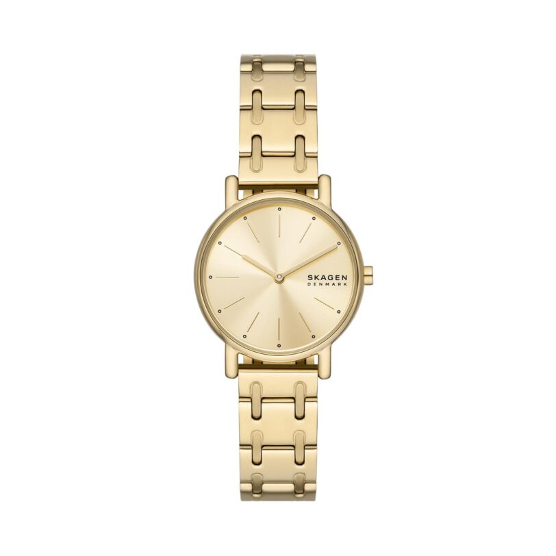 Часовник Skagen Signatur SKW3124 Златист цвят на ниска цена
