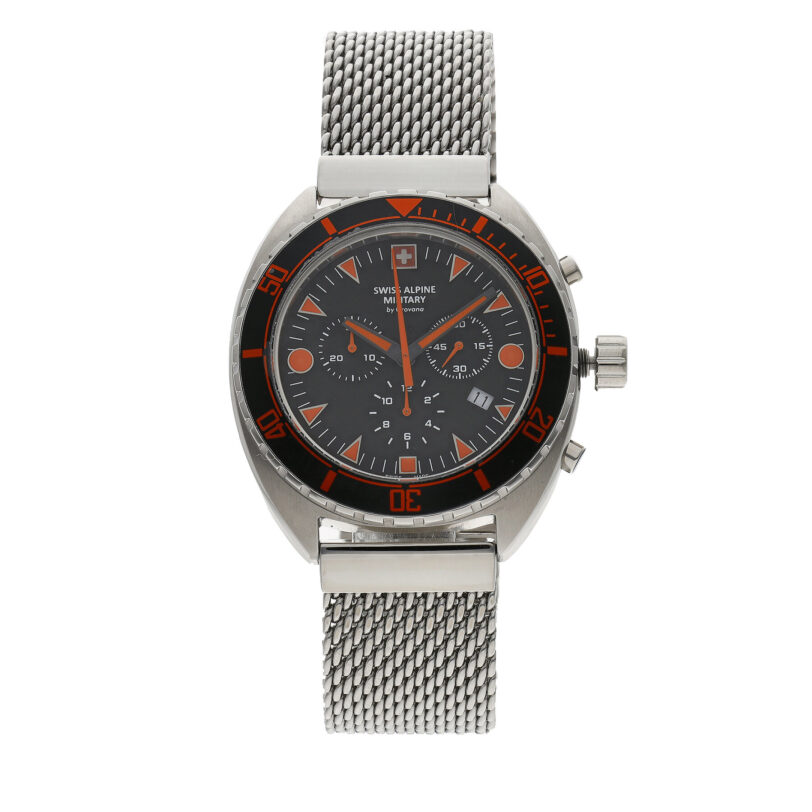 Часовник Swiss Alpine Military 7066.9139 Сребрист цвят на ниска цена