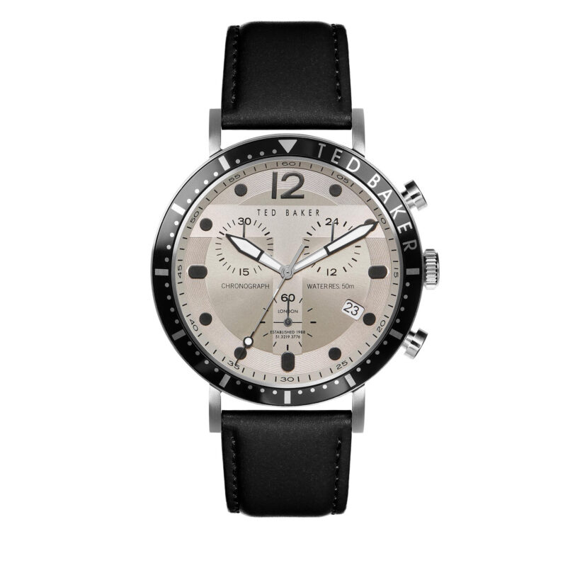 Часовник Ted Baker Mornig BKPMRS205 Черен цвят на ниска цена